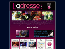 Tablet Screenshot of ladresselyon.com